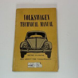 1962 Volkswagen Technical Manual Henry Elfrink Mechanics Owners VW Beetle